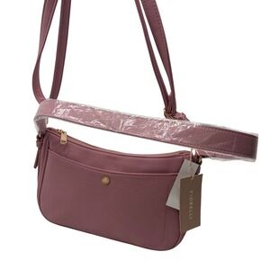 Fiorelli‎ Pink Pebbled Vegan Leather Crossbody Bag Gold Hardware New With Tags